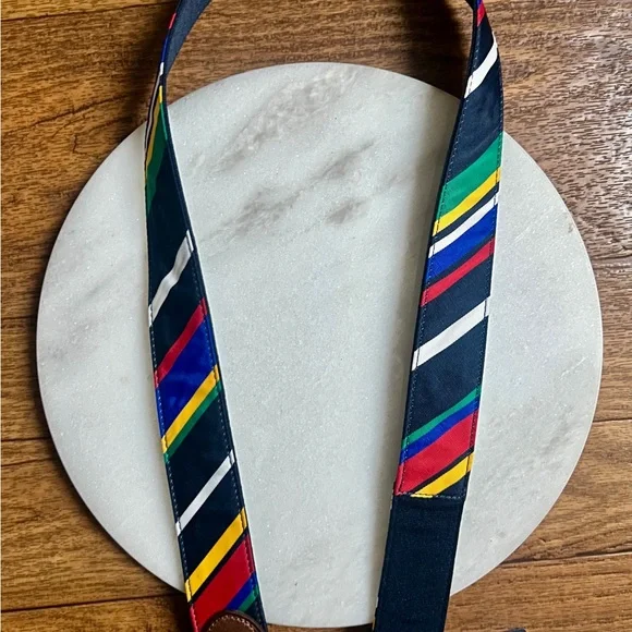 Polo by Ralph Lauren ~Men’s Size Small ~ USA Striped Multicolor Tennis Belt ~New Belts